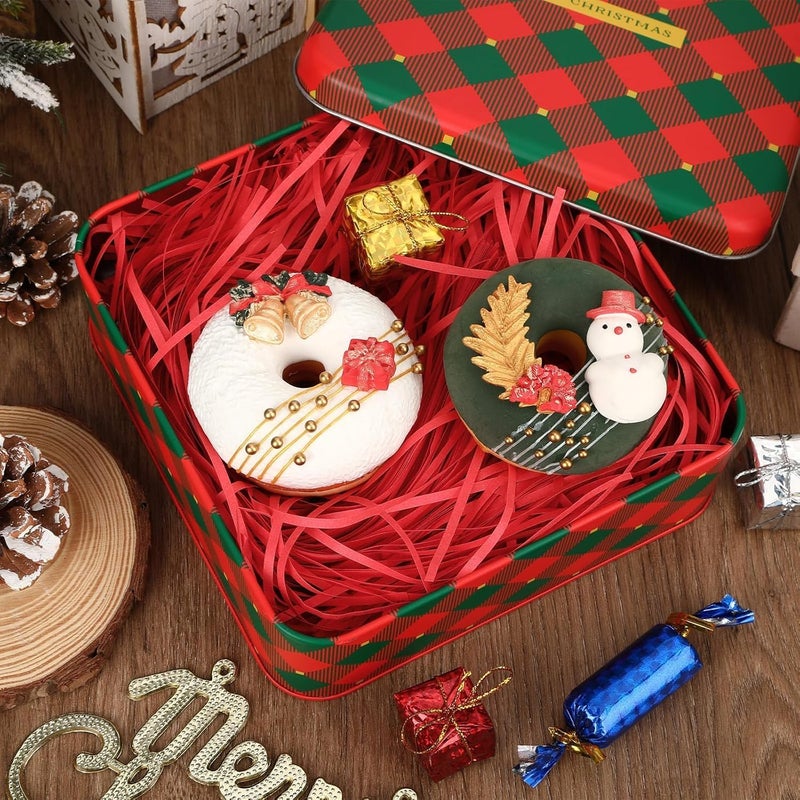 MARFOREVER 200g/7oz Christmas Red Crinkle Shredded Paper Filler for Gift Baskets, Red Raffia Grass Confetti Cut Paper Shred for Christmas Basket Stuffing Holiday Gift Box Bags Packaging Wrapping - Image 5